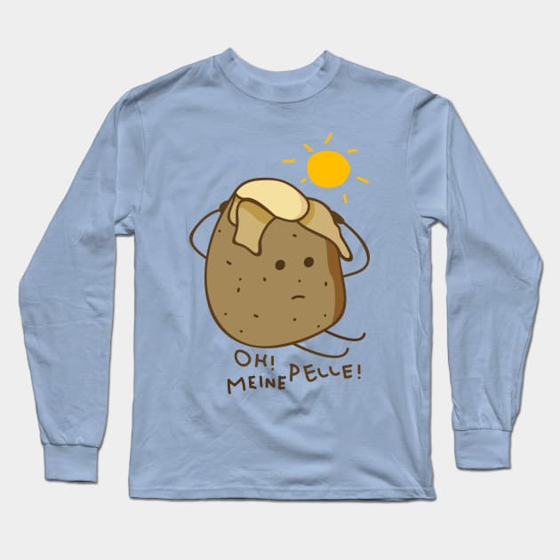  Funny jacket potato Long Sleeve T-Shirt by spontania